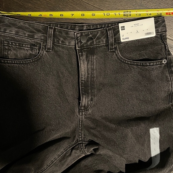 GU Women’s Baggy Flare Jeans - Picture 9 of 12